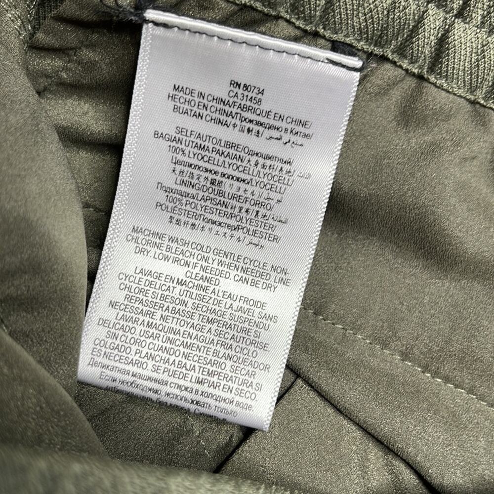 BCBGMAXAZRIA Dark Olive Green Cian Cargo Jogger Pants Women’s Size XS - Picture 4 of 13